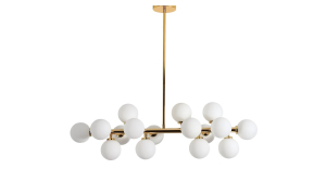 Люстра на штанге Marsiada LDP 6033-16 GD