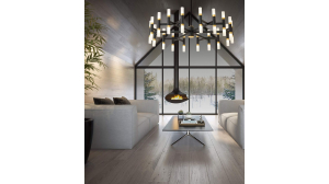 Подвесная люстра Richmond LDP 6035-36 BK+GD