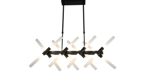 Люстра на штанге Alford LDP 6036-16 BK