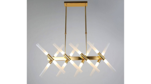 Люстра на штанге Alford LDP 6036-16 GD