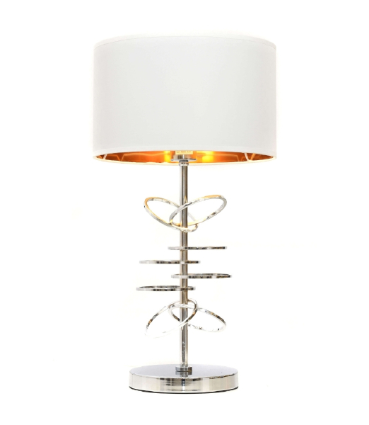 Настольная лампа Milari LDT 5530 CHR+WT
