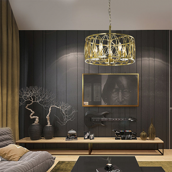 Подвесная люстра Lucania LH3044/5P-CO