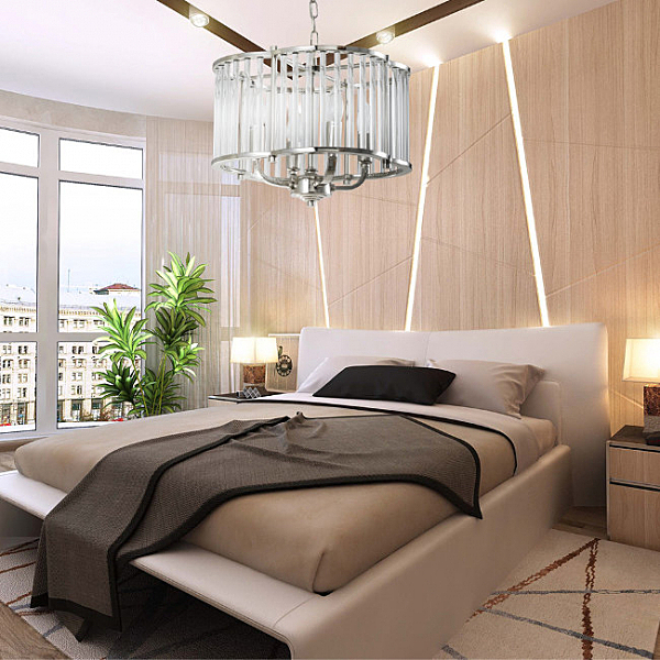 Подвесная люстра Lenora LH3062/4P-NL-CL