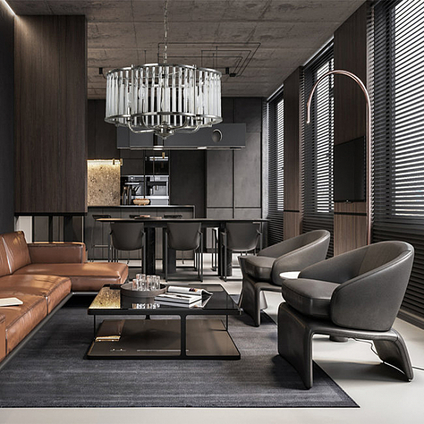 Подвесная люстра Lenora LH3062/5P-NL-CL