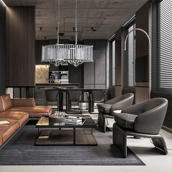 Подвесная люстра Lenora LH3062/6PO-NL-CL