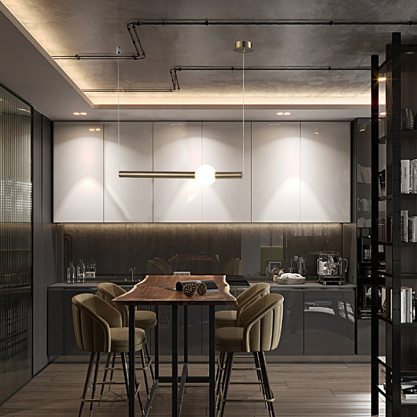 Светильник подвесной Greniya LH8023/1PC-GD-WT