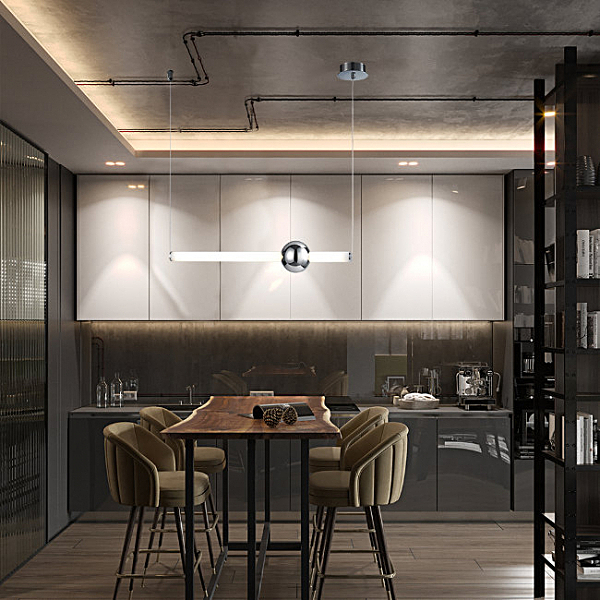 Светильник подвесной Greniya LH8023/1PD-CR-WT