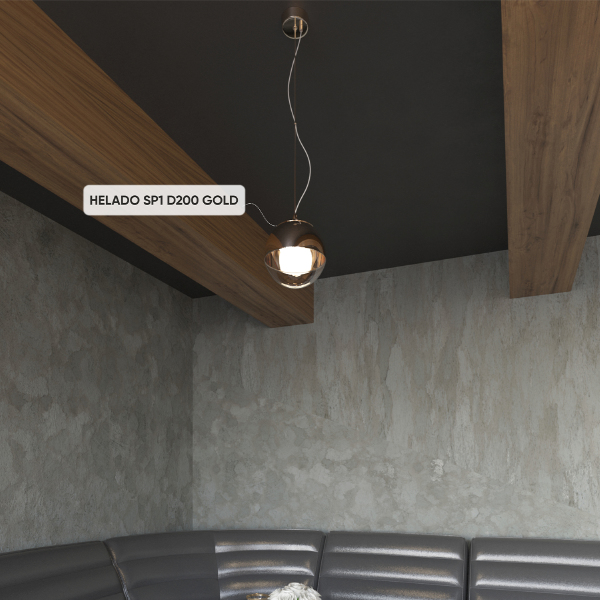 Светильник подвесной Helado HELADO SP1 D200 GOLD