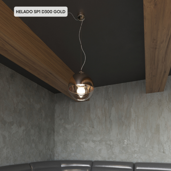 Светильник подвесной Helado HELADO SP1 D300 GOLD