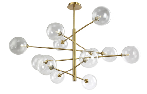 Потолочная люстра Marzo MARZO SP12 BRONZE/TRANSPARENTE