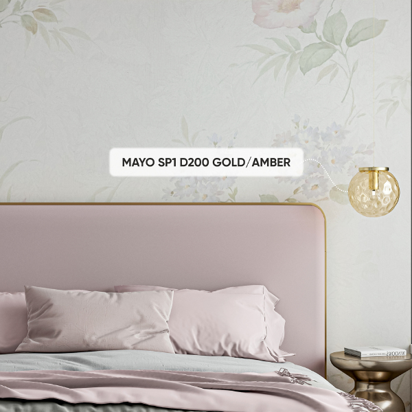 Светильник подвесной Mayo MAYO SP1 D200 GOLD/AMBER