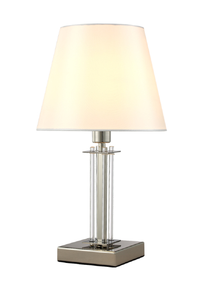 Настольная лампа Nicolas NICOLAS LG1 NICKEL/WHITE