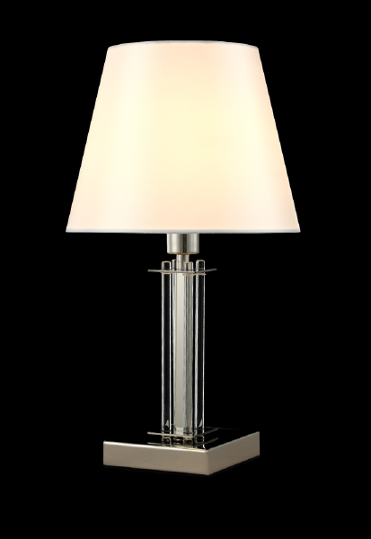 Настольная лампа Nicolas NICOLAS LG1 NICKEL/WHITE