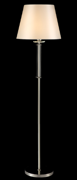 Торшер Nicolas NICOLAS PT1 NICKEL/WHITE