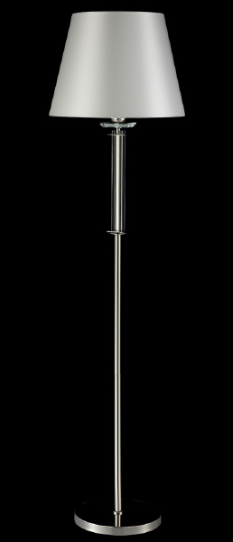 Торшер Nicolas NICOLAS PT1 NICKEL/WHITE