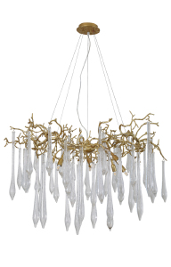 Подвесная люстра Reina REINA SP8 D1000 GOLD PEARL