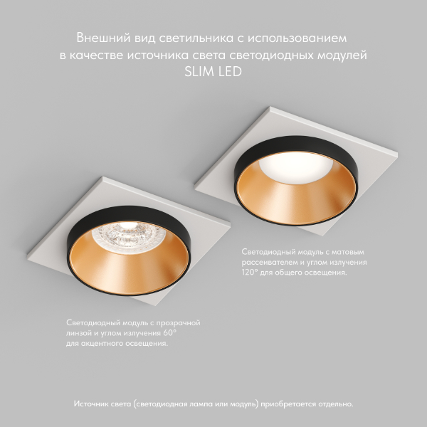 Встраиваемый светильник Dk2400 DK2402-GD