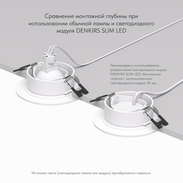 Встраиваемый светильник Dk3029 DK3029-WH