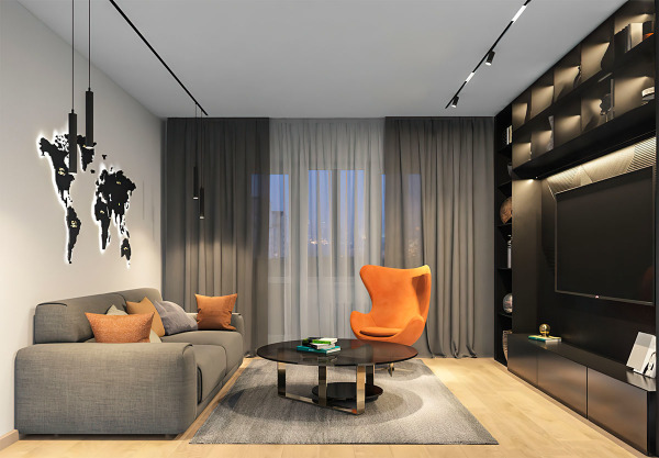 Трековый светильник Smart Linear DK8003-BK