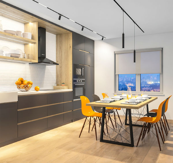 Трековый светильник Smart Linear DK8003-BK