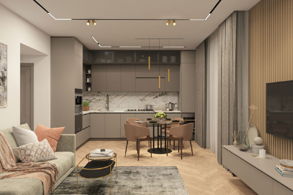 Трековый светильник Smart Linear DK8004-BK