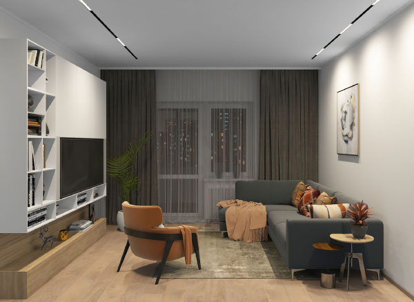 Трековый светильник Smart Linear DK8004-BK