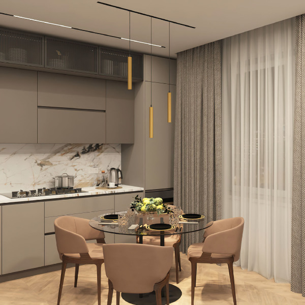 Трековый светильник Smart Linear DK8005-BK