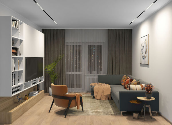 Трековый светильник Smart Linear DK8005-BK