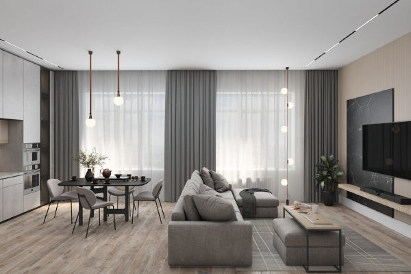 Трековый светильник Smart Linear DK8005-BK