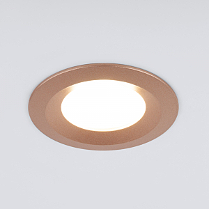 Встраиваемый светильник Elektrostandard 110 MR16 золотой