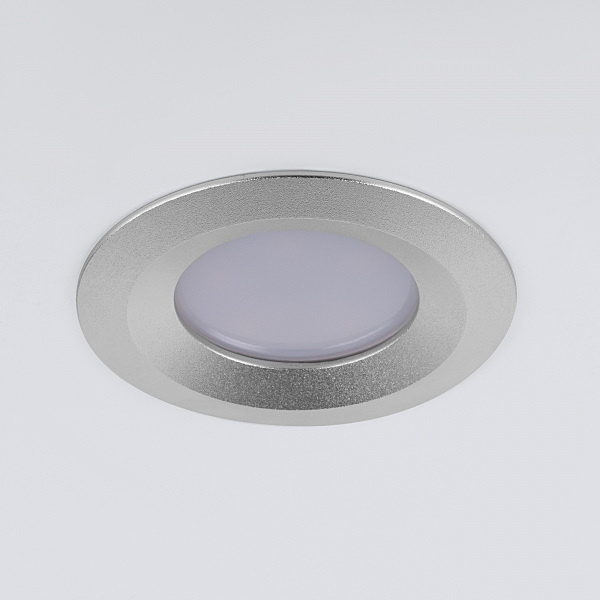 Встраиваемый светильник Elektrostandard 110 MR16 серебро