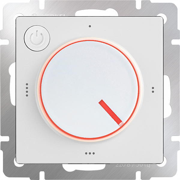 Выключатель W1151101/ Терморегулятор электромеханический для теплого пола (белый)