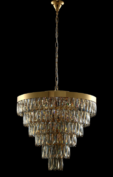 Подвесная люстра Abigail ABIGAIL SP-PL15 D620 GOLD/AMBER