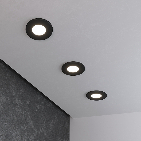 Встраиваемый светильник 125 MR16 125 MR16 черный матовый