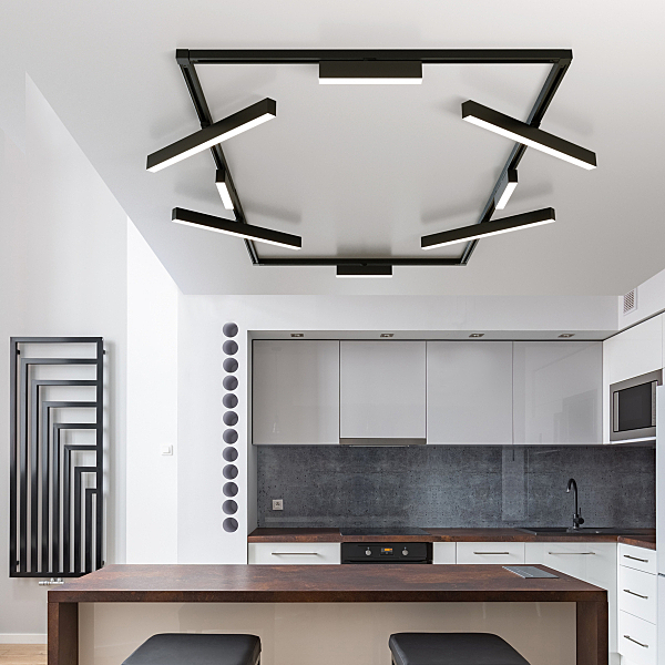 Трековый светильник X-Line X-Line черный матовый 10W 4200K (LTB53) однофазный