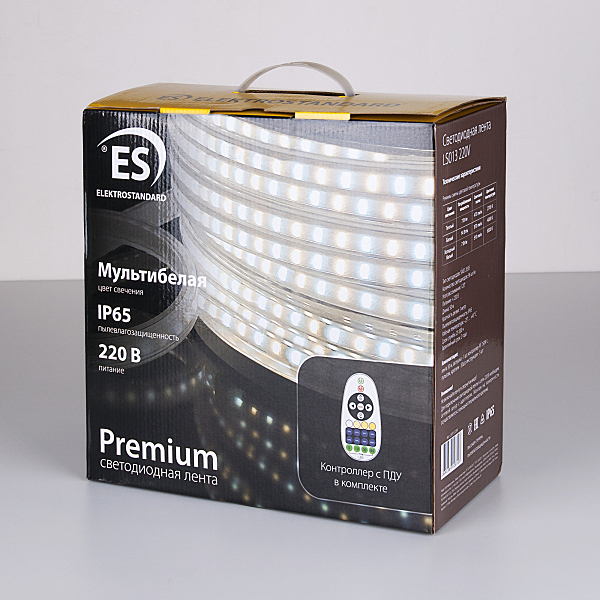 LED лента 220V 14W IP65 Лента светодиодная Premium 220V 14W 96Led 2835 IP65, 50 м, 2700K/4000K/6500K мультибелая, с контролл