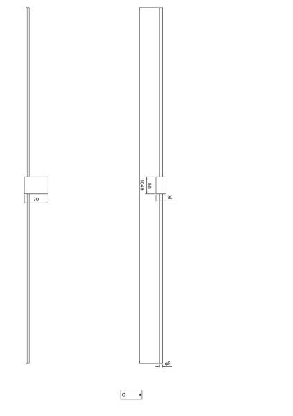 Настенный светильник Pars C071WL-L12GB3K