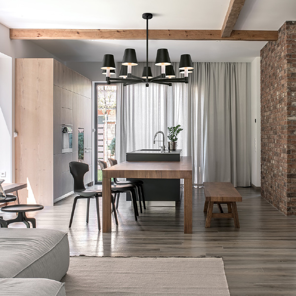 Люстра на штанге Tet-A-Tet MOD104PL-07B