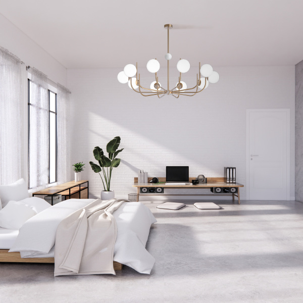 Люстра на штанге Rendez-Vous MOD109PL-10BS