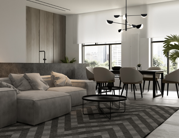 Люстра на штанге Mollis MOD126PL-08B