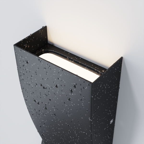 Уличный настенный светильник Twist O040WL-L11B3K