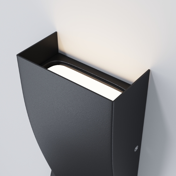 Уличный настенный светильник Twist O040WL-L11B3K