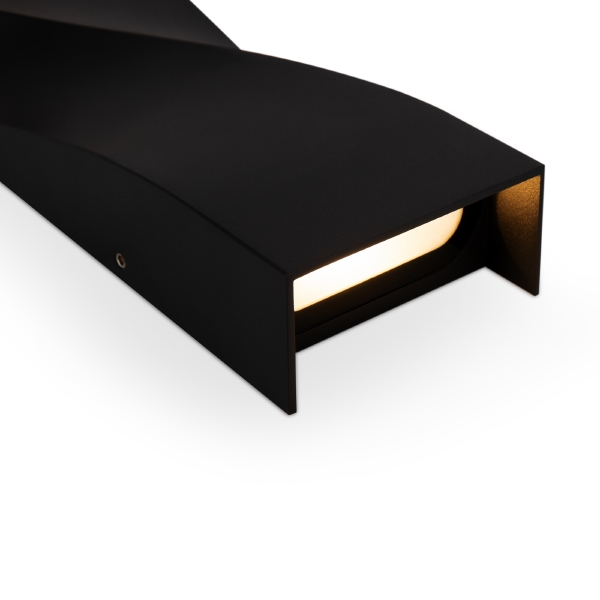 Уличный настенный светильник Twist O040WL-L11B3K