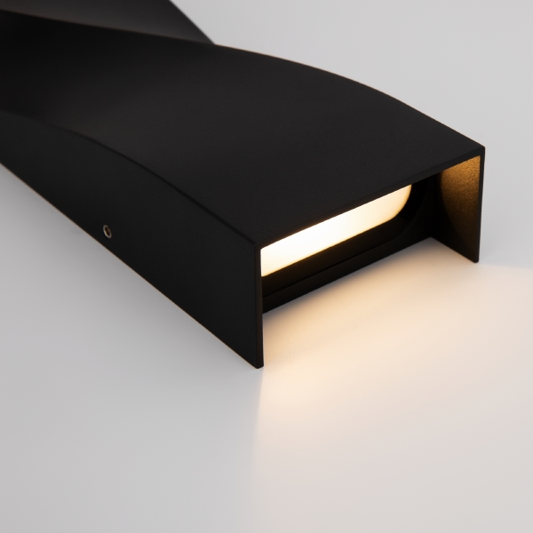 Уличный настенный светильник Twist O040WL-L11B3K