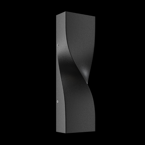 Уличный настенный светильник Twist O040WL-L11B3K