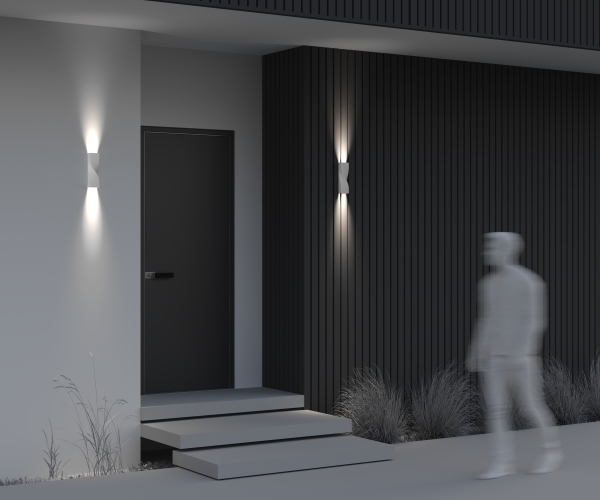 Уличный настенный светильник Twist O040WL-L11W3K