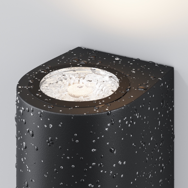 Уличный настенный светильник Slat O044WL-01B