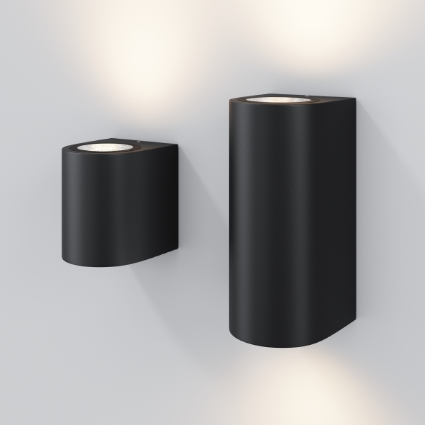 Уличный настенный светильник Slat O044WL-02B