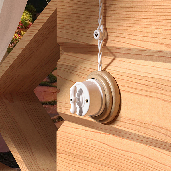 Аксесуар W6431301/ Комплект изоляторов без винта 50 шт. (белый) Ретро