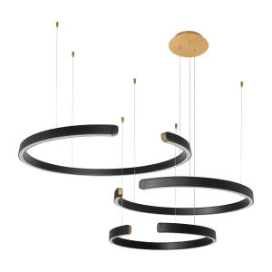 Подвесная люстра Ring 10025/3 Black